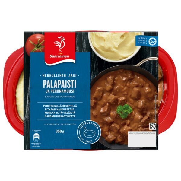 Saarioinen palapaisti ja perunamuusi 350g