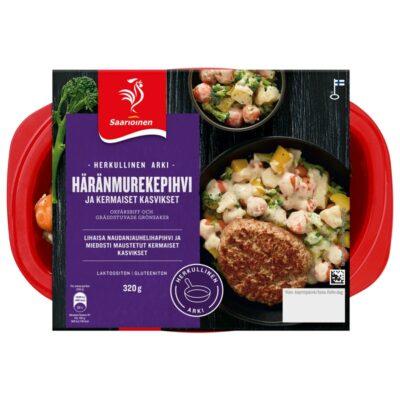 Saarioinen häränmurekepihvi ja kermaiset kasvikset 320g