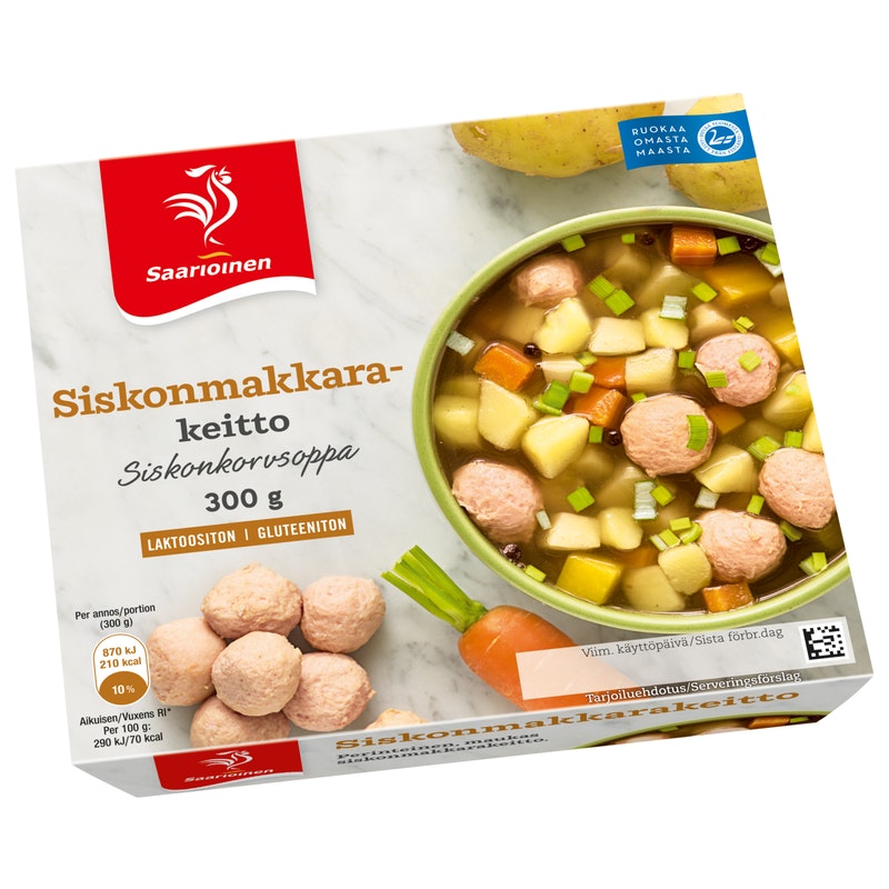 Saarioinen Klassikkokeitto Siskonmakkarakeitto 300 G Saariston Puoti