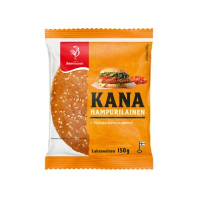 Saarioinen kanahampurilainen 150g