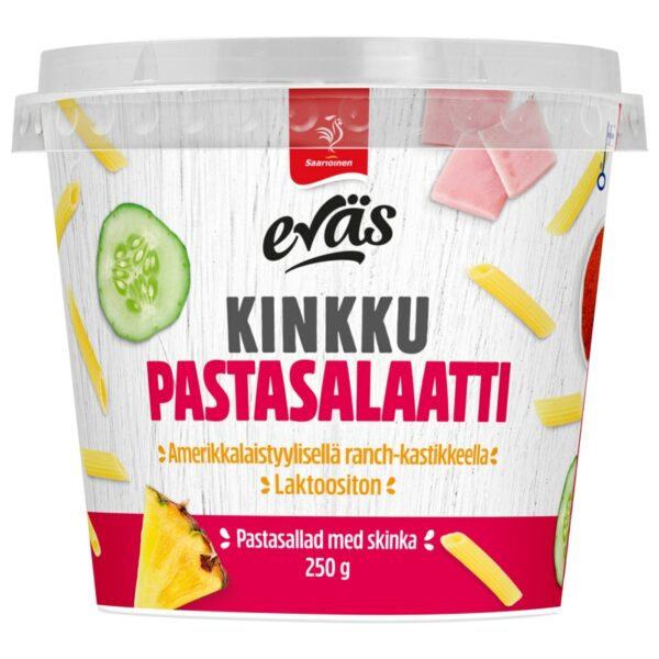 Saarioinen Eväs kinkku-pastasalaatti 250g