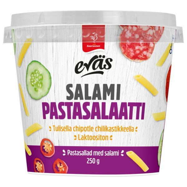 Saarioinen Eväs salami-pastasalaatti 250g