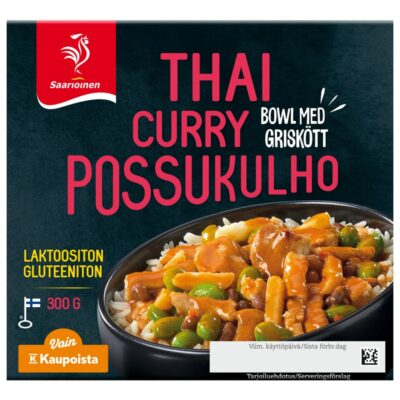Saarioinen thai curry possukulho 300g
