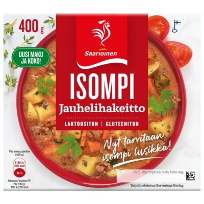 Saarioinen Isompi Jauhelihakeitto 400g