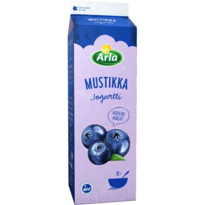 Arla jogurtti 1kg mustikka