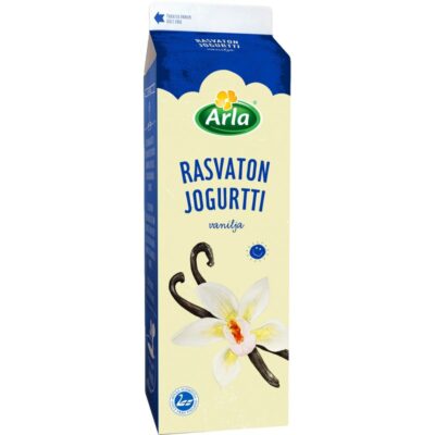 Arla jogurtti 1kg vanilja rasvaton