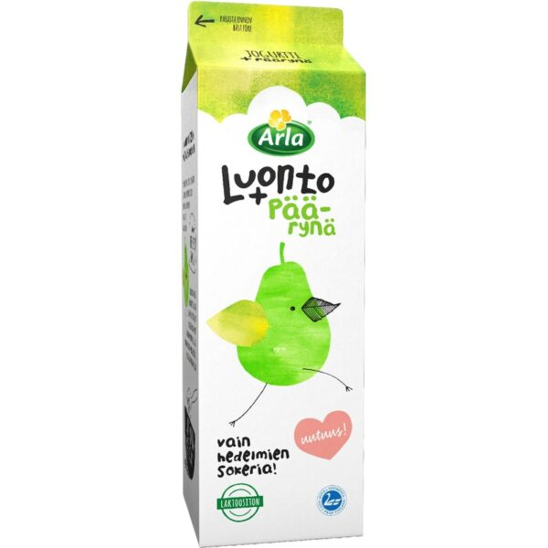 Arla Luonto+ AB jogurtti 1kg päärynä laktoositon