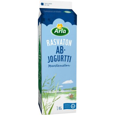 Arla AB rasvaton jogurtti 1kg maustamaton laktoositon