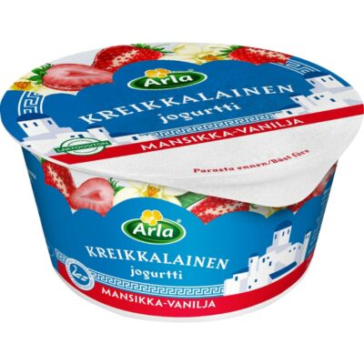 Arla kreikkalainen jogurtti 150g mansikka-vanilja laktoositon