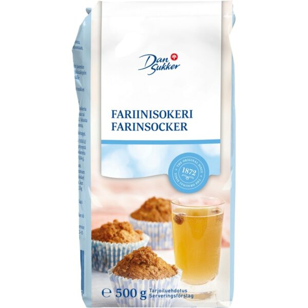 Dansukker fariinisokeri 500g