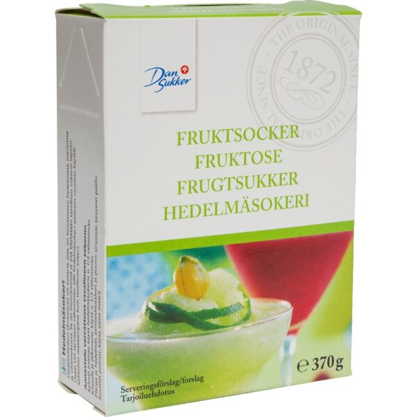 Dansukker hedelmäsokeri 370g