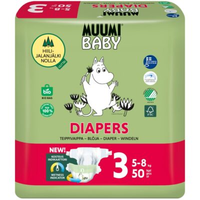 Muumi Baby 50kpl teippivaippa 3 5-8kg