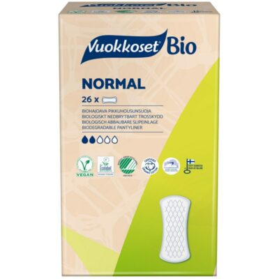 Vuokkoset 26kpl 100% Bio Normal pikkuhousunsuoja