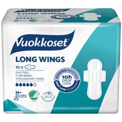 Vuokkoset slim side 10kpl wings long