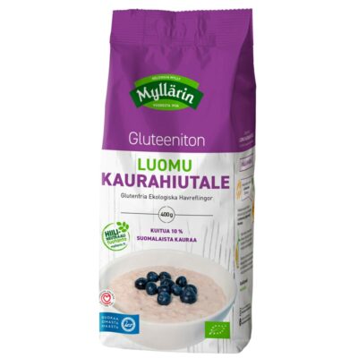 Myllärin gluteeniton luomu kaurahiutale 400g