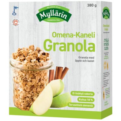 Myllärin Omena-Kaneli Granola 380g