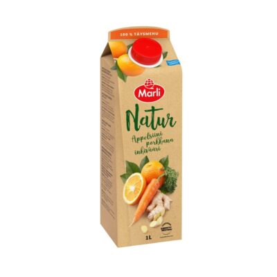 Natur appelsiini-porkkana-inkivääri täysmehu 1l