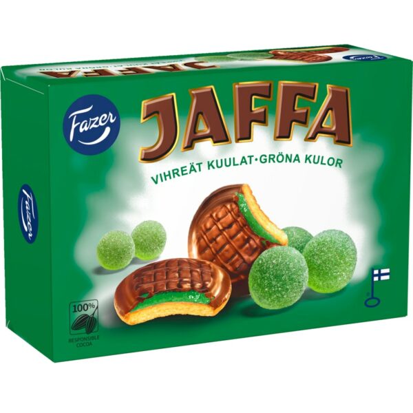 Fazer Jaffa Vihreät kuulat 300g keksi
