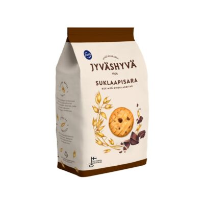 Jyväshyvä suklaapisara keksi 350g