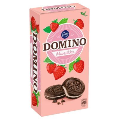 Domino Mansikka täytekeksi 350 g