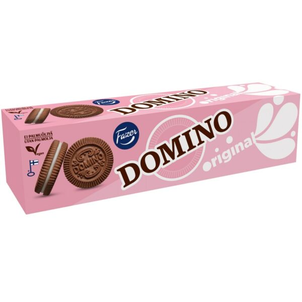 Fazer Domino Original vaniljanmakuinen täytekeksi 175g