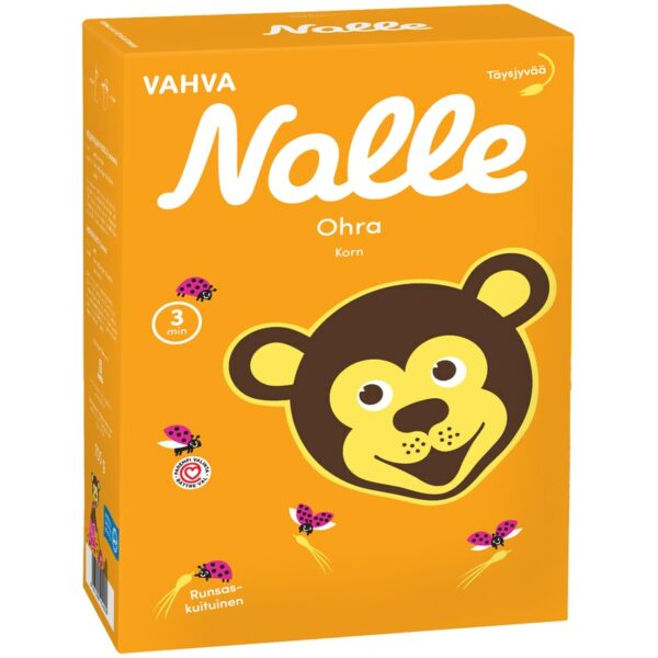 Nalle ohra täysjyvähiutale 700 g