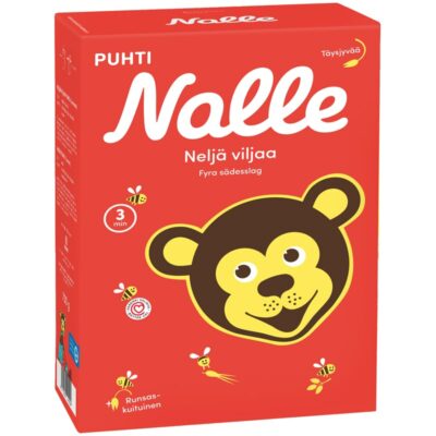 Nalle 4-viljan täysjyvähiutale 700 g