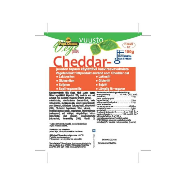 Porlammin vege plus viipaleet 150g cheddar