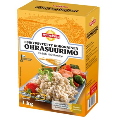 Myllyn Paras Esikypsytetty Kokonainen Ohrasuurimo 1 kg