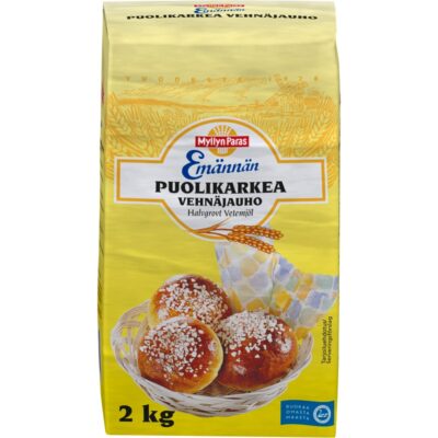 Myllyn Paras Emännän Puolikarkea Vehnäjauho 2 kg