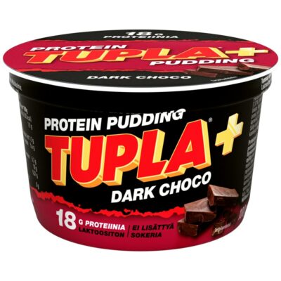 TUPLA+ proteiinivanukas 180g tumma suklaa laktoositon