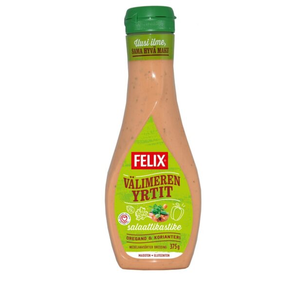 Felix Välimeren yrtit salaattikastike 375g