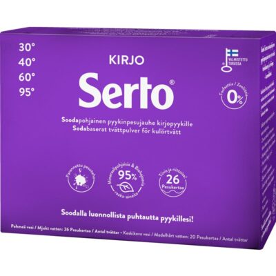 Serto Kirjo Pyykinpesujauhe 890g