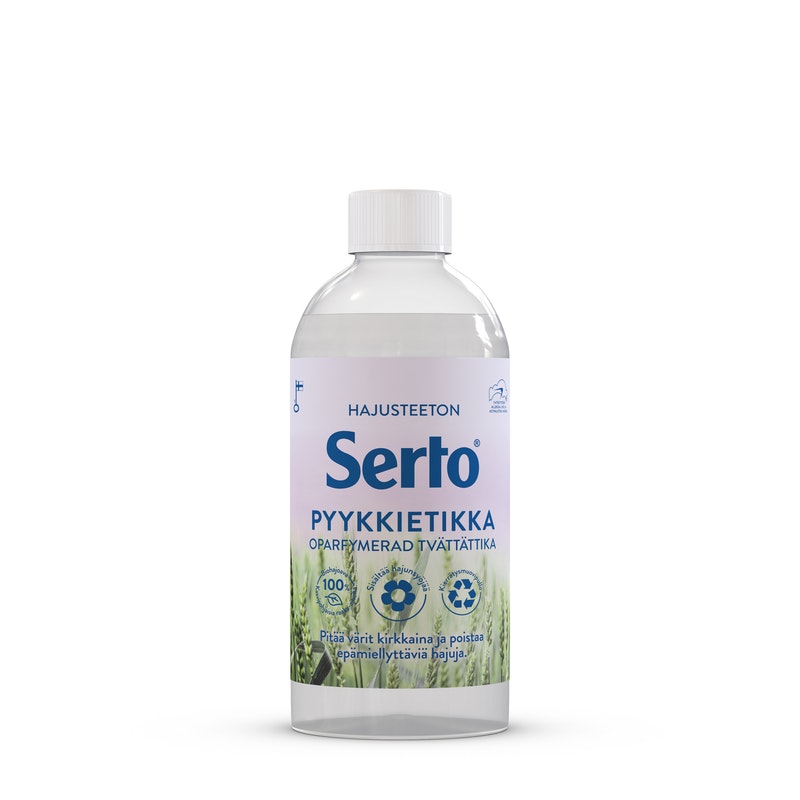 Serto hajusteeton pyykkietikka 475ml