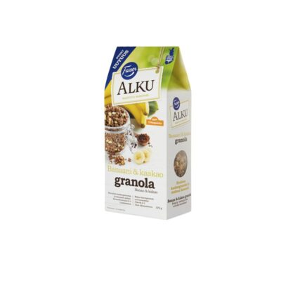 Fazer Alku Banaani & kaakao granola 375g