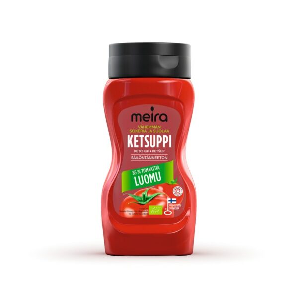 Meira Luomu ketsuppi 250g vähemmän sokeria ja suolaa