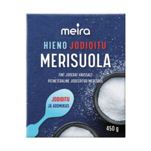 Meira merisuola 450g hieno, jodioitu