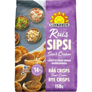 Linkosuo ruissipsi sour cream 150 g