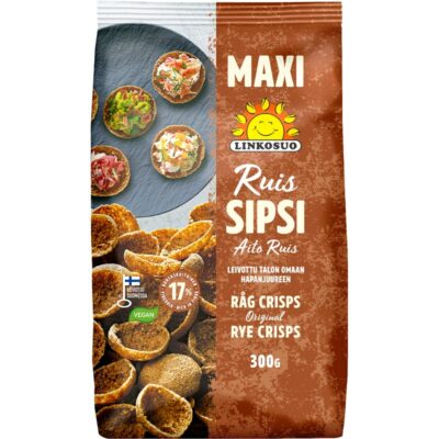 Linkosuo aito ruissipsi 300g maxi