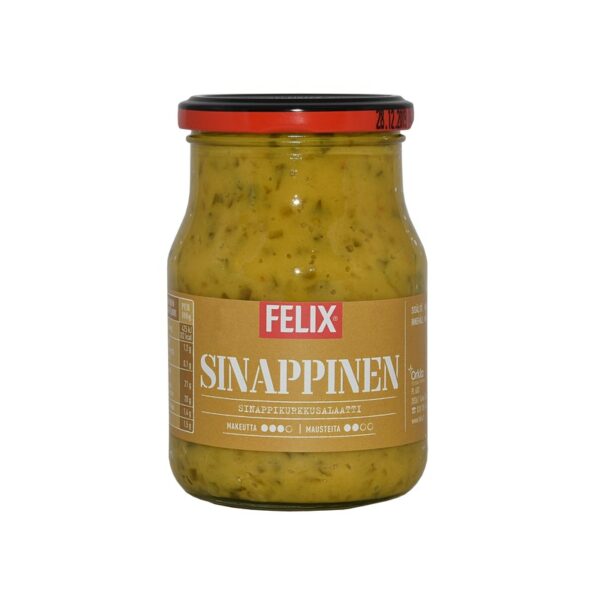 Felix 390g sinappikurkkusalaatti