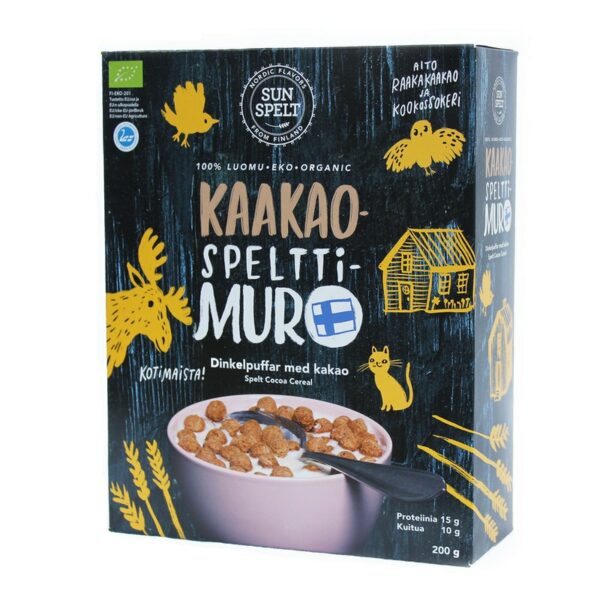 Sunspelt Luomu kaakaospelttimuro 200g