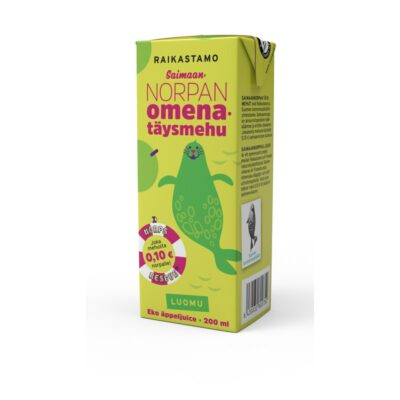 Raikastamo saimaannorpan omenatäysmehu 0