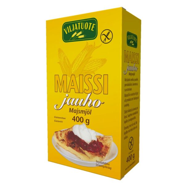 Viljatuote Maissijauho 400g gluteeniton