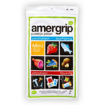 Amergrip mini-pussi 50kpl 10x11cm