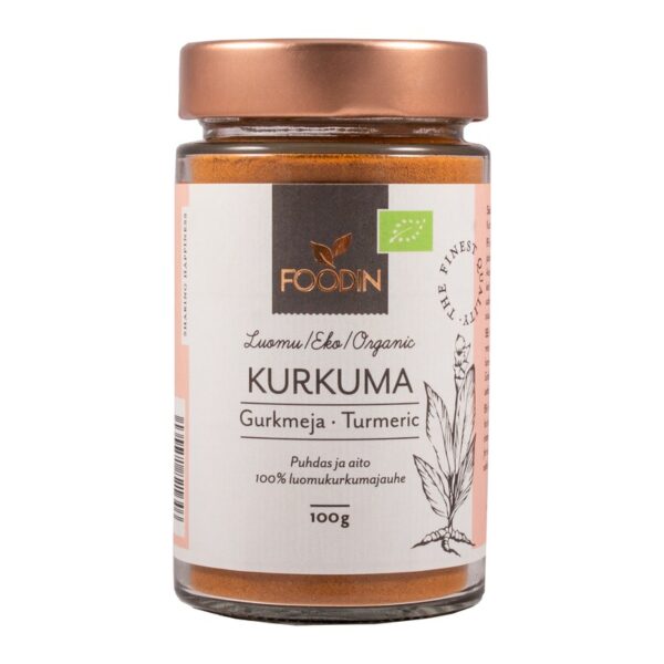 Foodin luomu kurkuma 100g