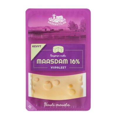 Herkkutilan Maasdam 200g 16% viipale