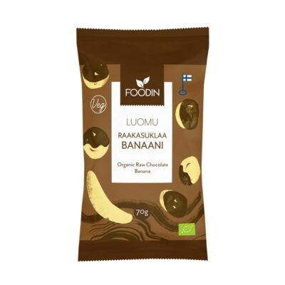 Foodin suklaabanaani 70g luomu