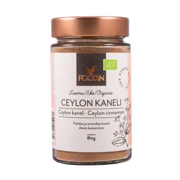 Foodin luomu ceylon kaneli 80g