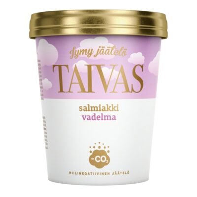 Taivas Salmiakki-Vadelmakermajäätelö 500 ml