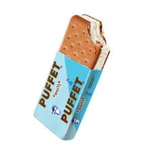Puffet Vanilja välipalajäätelö 62g/1,1dl